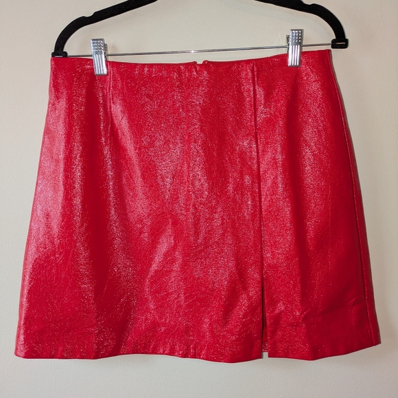 Hutch Dresses & Skirts - Hutch Vibrant Red Mini Skirt